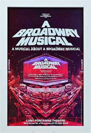 'A Broadway Musical' Poster