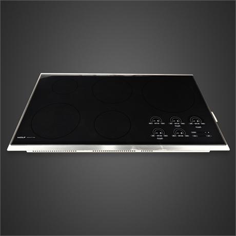 Wolf CT36I/S 36" Induction Cooktop - Framed Stainless Steel Trim