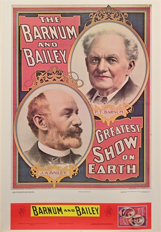 Barnum & Bailey Greatest Show on Earth Poster