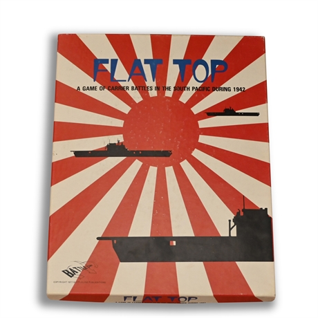 Battle Line 1977 - FLAT TOP - Game of Pacific Carrier Battles in Pacific 1942