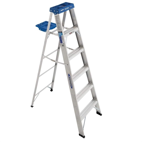 Werner® 6ft Type I Aluminum Step Ladder