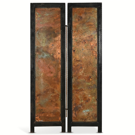 Y.C. Jaramillo Steel & Copper Room Divider – Santa Fe Indian Market