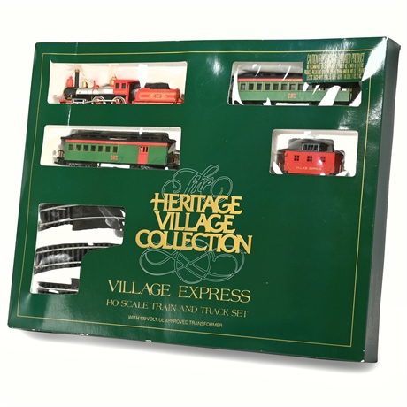 Dept. 56 Heritage Village Collection 'Village Express' Ho Scale Train and Track