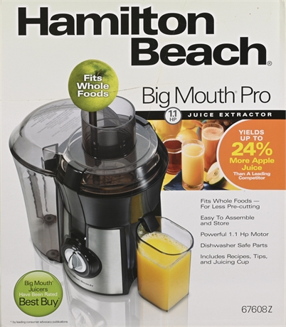 Hamilton Bay Big Mouth Pro 1.1 HP Juice Extractor