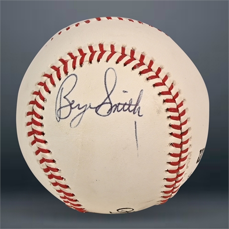 Bryn Smith Signed Baseball