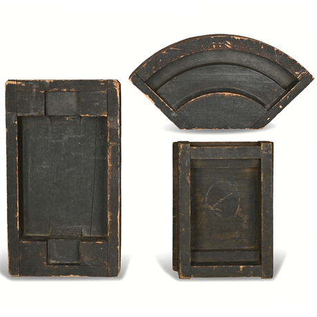 Three Antique Foundry Molds