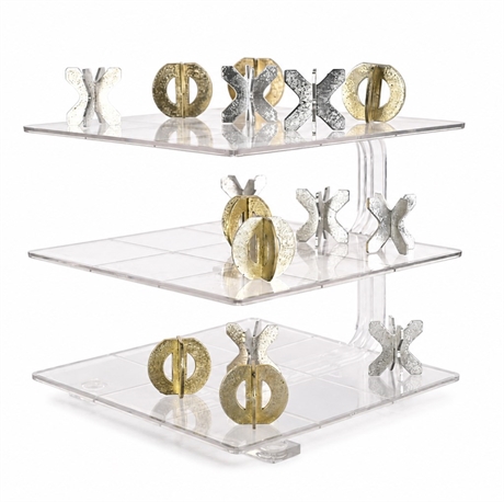 Skor-Mor "Trinary" 3-D Tic-Tac-Toe Game, No. 570, 1970s