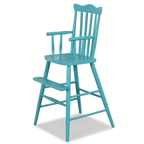 Mid-Century Restored High Chair – Ideal for Dolls, Plants, or Petite Individuals