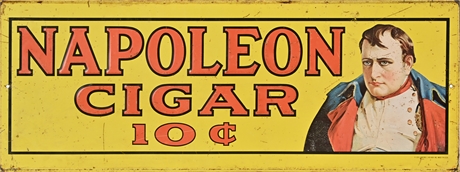 Napoleon Cigar 10¢ Sign