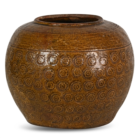 Antique Thai Pottery Vessel