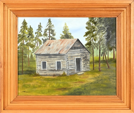 Susie Farmer '16 Springs School House' Original Oil