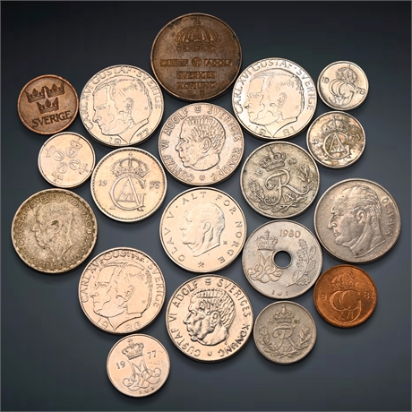 Scandanavian 20th Century Coin Collection