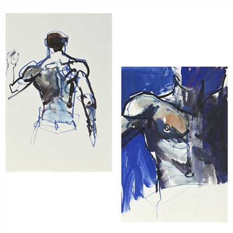 Mark Adlington's 'Blue Back' & 'Torso'