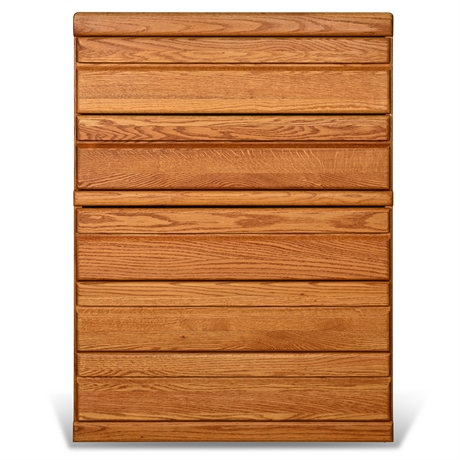 42" Oak Plus 5-Drawer Dresser – Las Cruces Maker