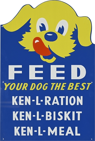 1950's Ken-L-Ration Dog Treats Sign