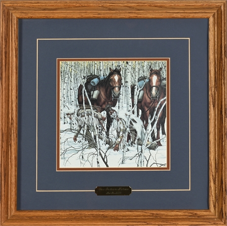 Bev Doolittle 'Two Indian Horses'