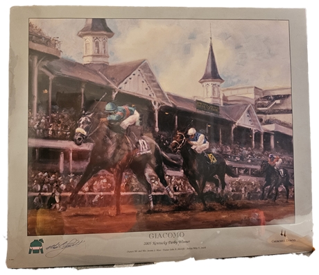 Mike Smith 2005 Kentucky Derby Winner Poster