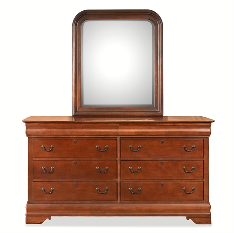 Broyhill Maison Lenoir 8-Drawer Dresser w/ Mirror