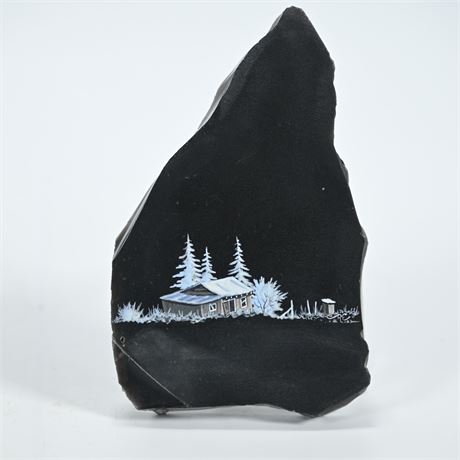Micro Painted Obsidian by Local Artist Robert Evans