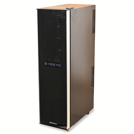 Wine Enthusiast 18-Bottle Dual Temp Touchscreen Wine Fridge