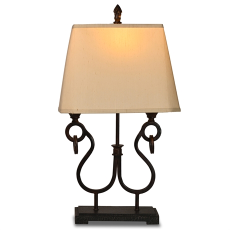 Harper Wrought Iron Lamp