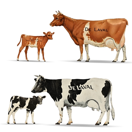 1920's De Laval Cream Separator Advertisement Cows