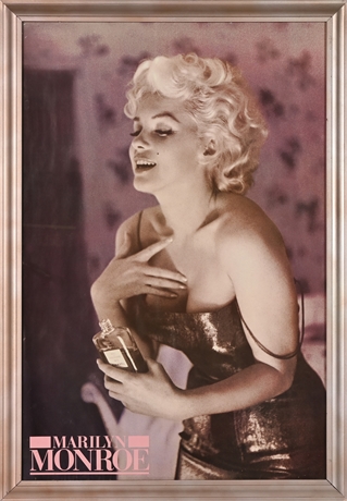 Framed Marilyn Monroe Poster