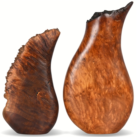 Pair of Handcrafted Bud Vases