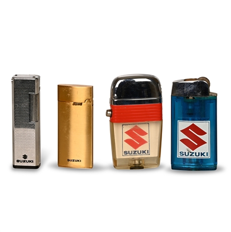 Vintage 'Suzuki' Lighter Collection