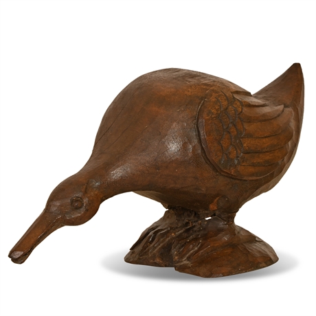 Carved Wood Duck