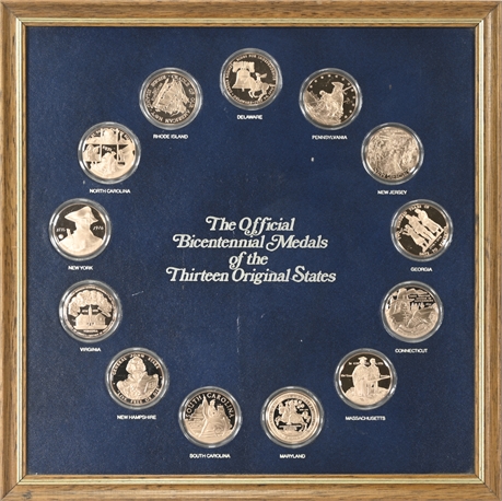 Thirteen Colonies Bronze Medals