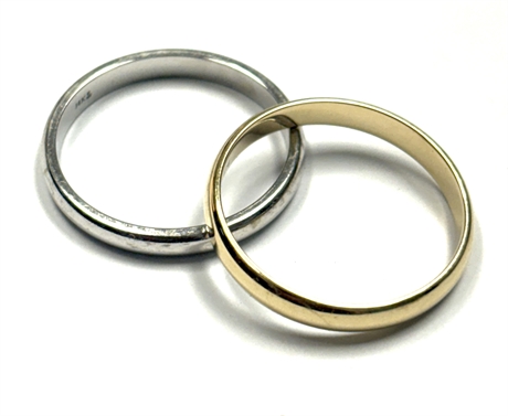 14K Wedding Set
