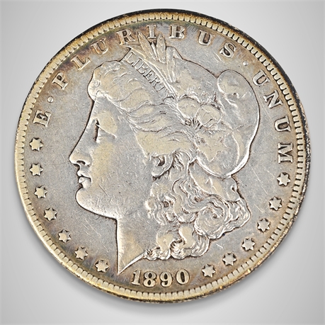 1890-CC Morgan Silver Dollar – Carson City Mint – .900 Silver
