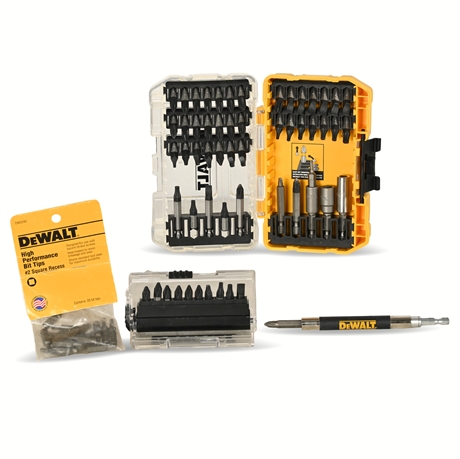 DeWalt Screwdriving Bit Set Lot – DW2200, DWA2099L, 45-Pc Set