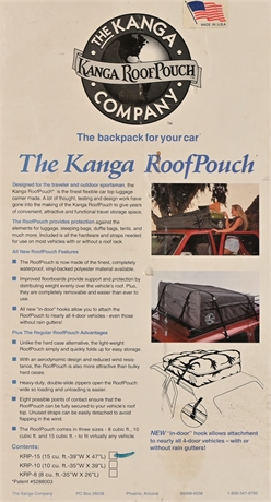 The Kanga Roof Pouch