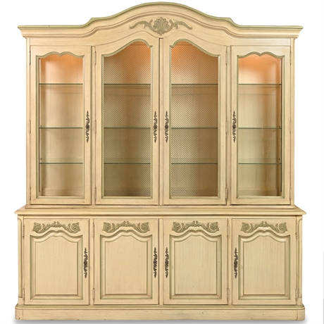 French Provincial Breakfront by White Furniture