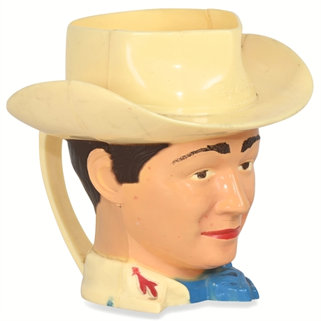 Vintage 1950's Roy Rogers 'King of Cowboys' Plastic Mug