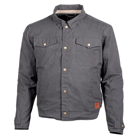 Cortech The Denny Motorcycle Jacket Charcoal M - Kevlar Armor