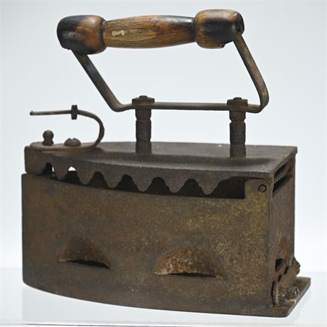 Antique Charcoal Box Iron