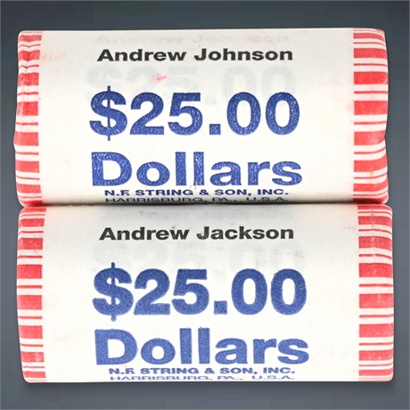 U.S. Presidential $1 Coins – Andrew Johnson & Andrew Jackson