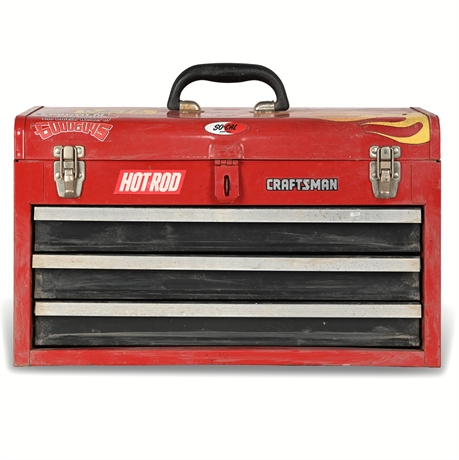 Craftsman® 3-Drawer Red Steel Tool Box