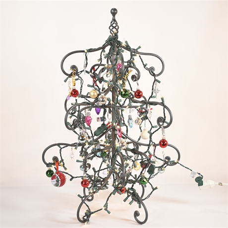 Custom Wrought Iron Christmas Tree