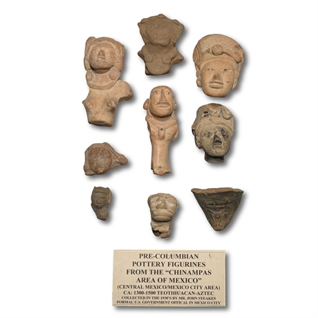 Pre-Columbian Pottery Figures