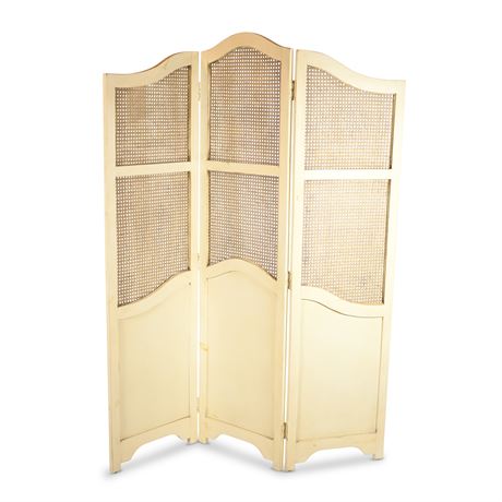French Provincial Cane Room Divider