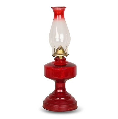 Vintage Eagle Kerosene Oil Lamp