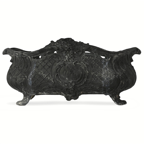 Vintage Cast Rococo Jardinière, 24.5” Wide