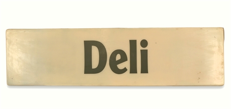 Vintage 'Deli' Sign