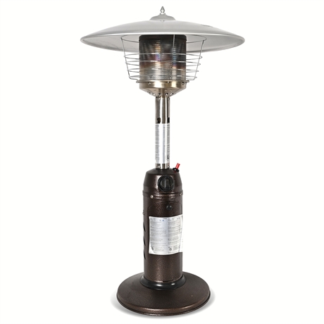 Hampton Bay HPS‑C‑PC Tabletop Propane Patio Heater – 11,000 BTU, Bronze Finish