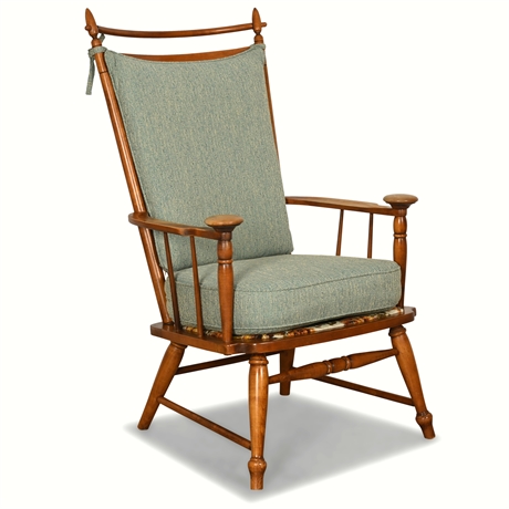 Mid-Century Maple Comb-Back Windsor Armchair – Rousseau Brothers Style