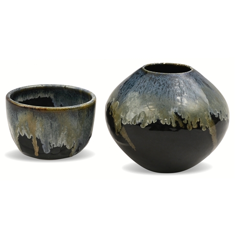 Russell Mott Studio Pottery Bowl & Vase